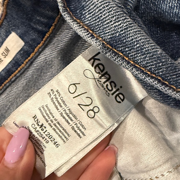 Kensie Light Blue Slim Jeans - Picture 3 of 4